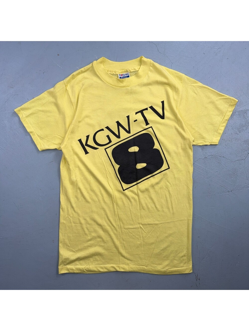 Channel 8 KGW TV 80s VTG T Shirt Portland Oregon Olympics Rare Single Stitch USA